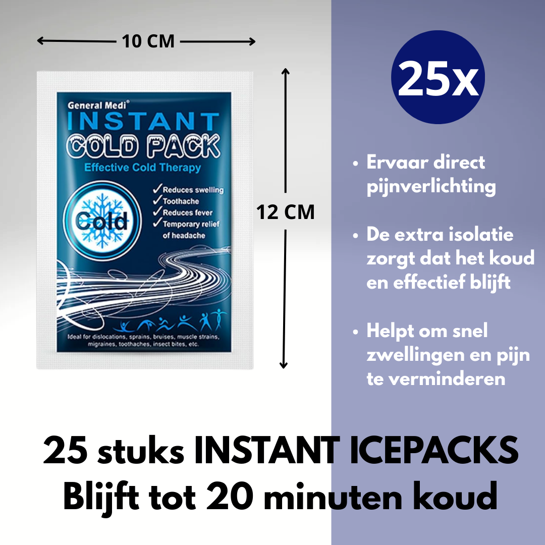 FavorAid Instant Cold Packs - 25 stuks