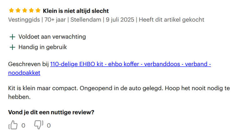 Review foto van Vestinggids